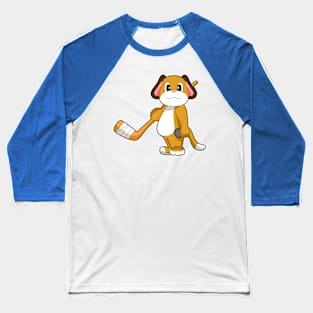 Dog Ice hockey Ice hockey stick Baseball T-Shirt